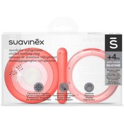 Прорезыватель Suavinex силиконовый с охлаждающим/розовым Фото 1