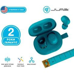 Наушники Jlab JBuds Mini Aqua Teal Фото 1
