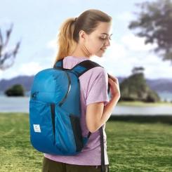 Рюкзак туристический Naturehike Ultralight NH17A017-B 22 л блакитний Фото 4