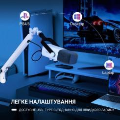 Микрофон Fifine TAM8W USB White Фото 5