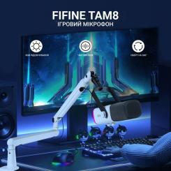 Микрофон Fifine TAM8W USB White Фото 6