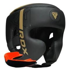 Боксерский шлем RDX F6 KARA Matte Golden L Фото