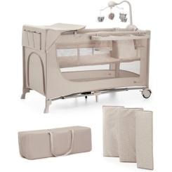 Детский манеж Kinderkraft с пеленатором Joy 2 Beige Фото