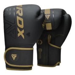 Боксерские перчатки RDX F6 Kara Matte Golden 14 унцій Фото