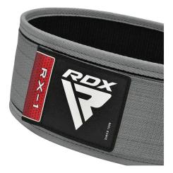 Атлетический пояс RDX RX1 Weight Lifting Belt Grey L Фото 5