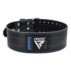 Атлетический пояс RDX для пауерліфтингу RD1 шкіряний Blue M Фото