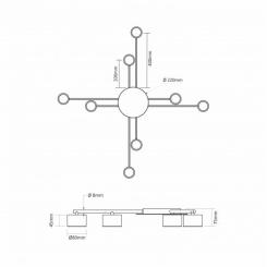 Светильник Videx VL-SPF22B-W Фото 2