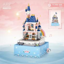 Конструктор LOZ mini Замок (музыкальная шкатулка) без фигурок Фото 1