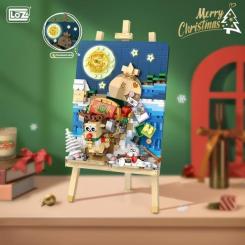 Конструктор LOZ mini Sleigh car без фигурок Фото 1