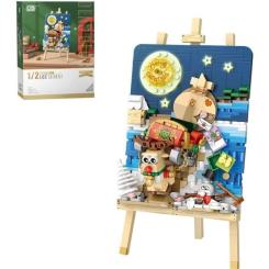 Конструктор LOZ mini Sleigh car без фигурок Фото 3