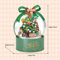 Конструктор LOZ mini Рождественская елка без фигурок Фото 2