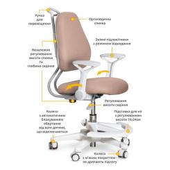 Детское кресло Evo-kids Mio Ergo Brown Фото 1