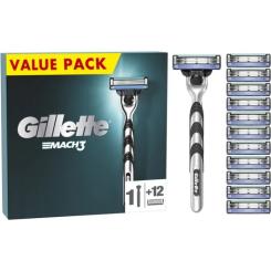 Бритва Gillette Mach3 с 12 сменными картриджами Фото