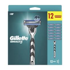 Бритва Gillette Mach3 с 12 сменными картриджами Фото 1