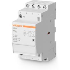 Контактор Videx 4п 25А 4НВ VF-RS-MC4O-25 RESIST Фото