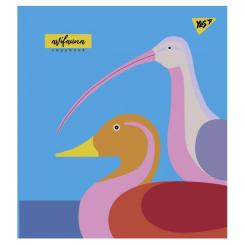 Тетрадь Yes А5 Avifauna 12 аркушів клітинка Фото 3