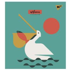 Тетрадь Yes А5 Avifauna 12 аркушів клітинка Фото 4