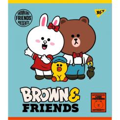 Тетрадь Yes А5 Line Friends 48 листов клетка Фото 1