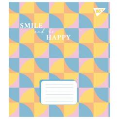 Тетрадь Yes Smile and be happy 24 аркушів клітинка Фото 2