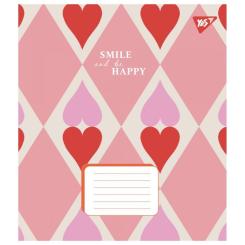 Тетрадь Yes Smile and be happy 24 аркушів клітинка Фото 3