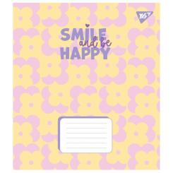 Тетрадь Yes Smile and be happy 24 аркушів клітинка Фото 5