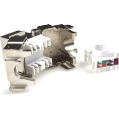 Модуль Keystone Eserver RJ45 STP, кат.6, вузький, Toolless, безінструмент Фото 1