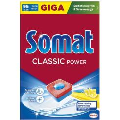 Таблетки для посудомоечных машин Somat Classic Power 95 шт. Фото