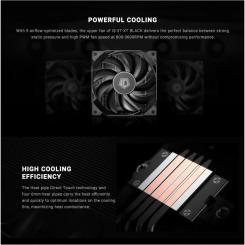 Кулер для процессора ID-Cooling IS-37-XT Black Фото 10