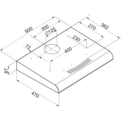 Вытяжка кухонная Hansa OSC6112WH Фото 5