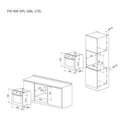 Духовой шкаф Pyramida FN 100 EPL GBL (73) Фото 10