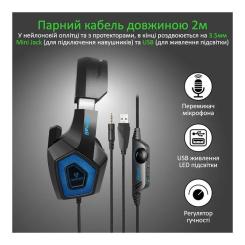 Наушники Vertux Denali 7.1 Mini Jack 3.5мм Blue Фото 4