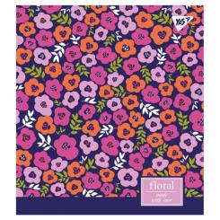 Тетрадь Yes А5 Floral Explosion 18 аркушів клітинка Фото 1