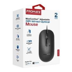 Мышка Promate CM-2400 USB Black Фото 1