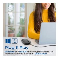 Мышка Promate CM-2400 USB Black Фото 6