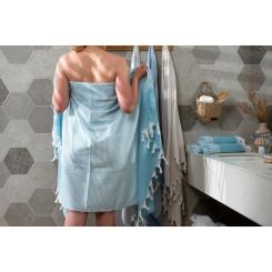 Полотенце Ardesto SPA 90х170 см 100% хлопок, аква Фото 8