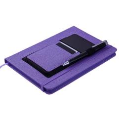 Книга записная Buromax COMFORT А5 96 аркушів крапка, фіолетовий Фото 2