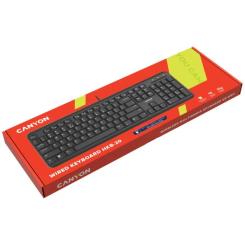 Клавиатура Canyon HKB-20 Velvet USB UA Black Фото 4