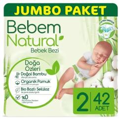 Подгузники Bebem Natural 2 mini 3-6 кг 42 шт Фото 1