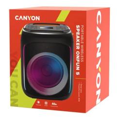 Акустическая система Canyon OnFun 5 Partybox 40W RGB Black Фото 4