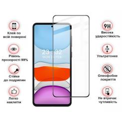 Стекло защитное BeCover Oppo A60 Black Фото 2
