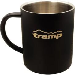 Чашка туристическая Tramp 300 мл Black Фото 1