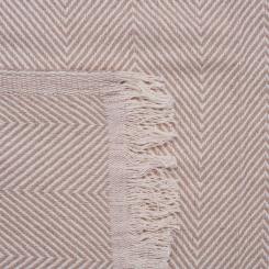 Плед Ardesto Summer 100% хлопок, бежевый 140х190 см Фото 9