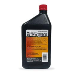 Моторное масло Warren Synthetic blend 10W-40, 0,946л Фото 1