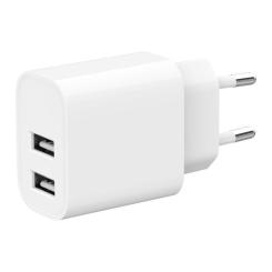 Зарядное устройство Gembird 2 USB-A 5V/2.4A (12W) white Фото