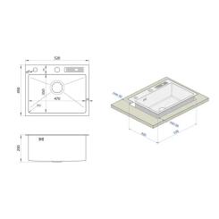 Мойка кухонная Nett NS-5245 Фото 5