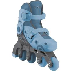 Роликовые коньки Globber 2в1 сіро-сині р.30-33, до 60кг, 5+ Фото 1