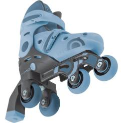 Роликовые коньки Globber 2в1 сіро-сині р.30-33, до 60кг, 5+ Фото 6