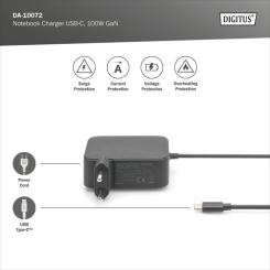 Блок питания к ноутбуку Digitus 100W USB-C GaN Фото 4