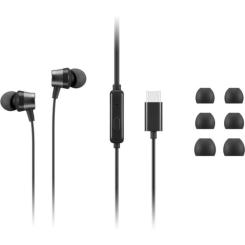 Наушники Lenovo USB-C Wired In-Ear Headphone Black Фото 2