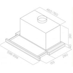 Вытяжка кухонная Elica TT26 PB IX/A/60 Фото 3